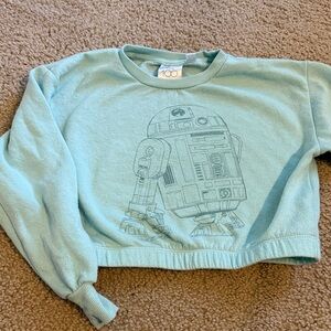 Light Blue R2-D2 Graphic Sweatshirt
